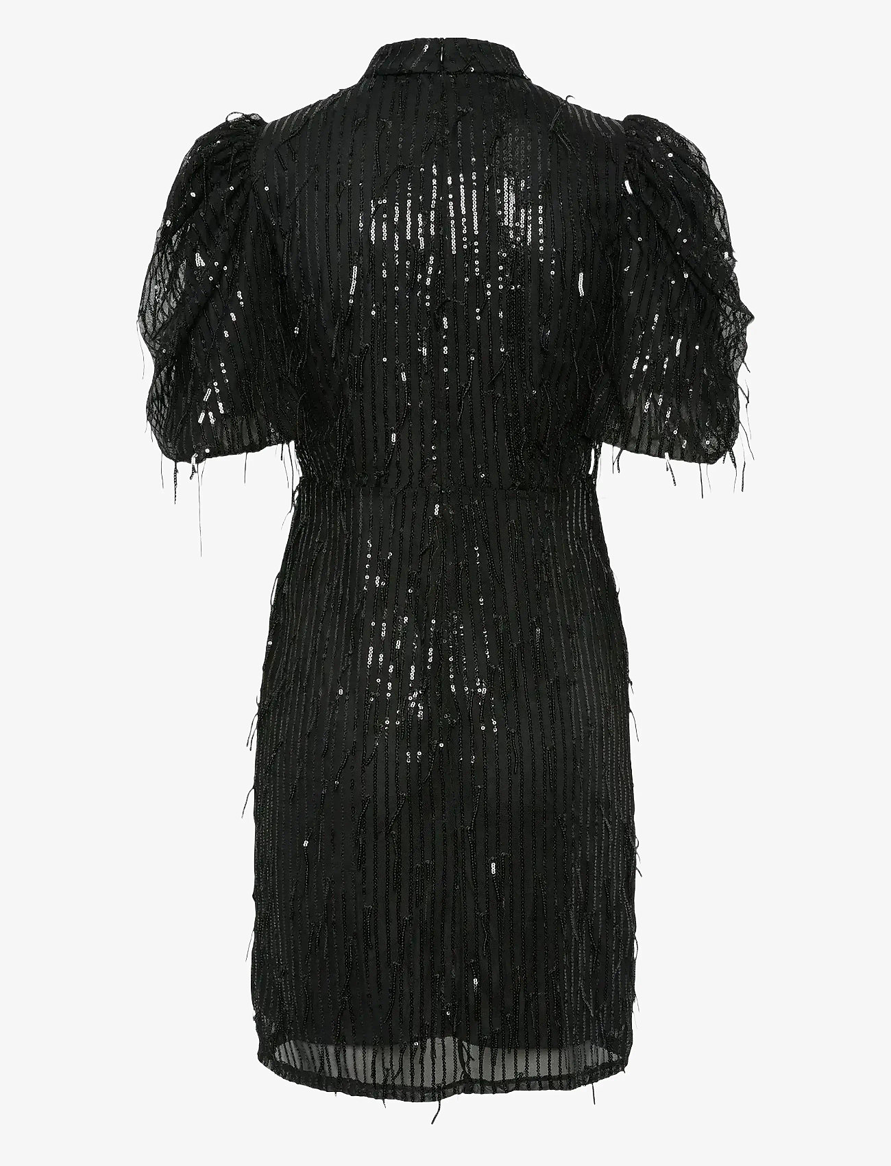 YAS - YASELZA 2/4 DRESS - SHOW - paillettenkleider - black - 1