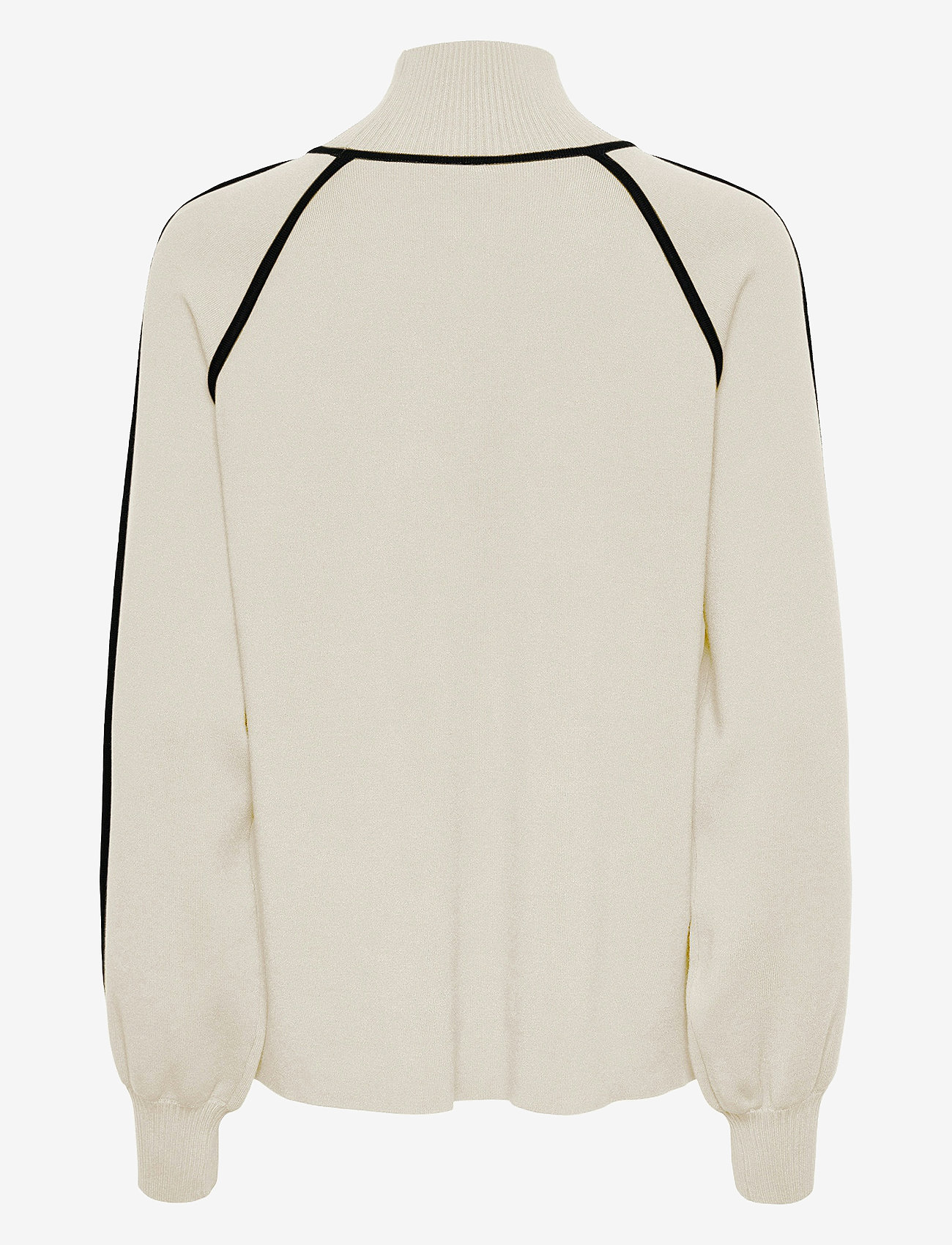 YAS - YASCORA HIGH NECK LS KNIT PULLOVER - birch - 2