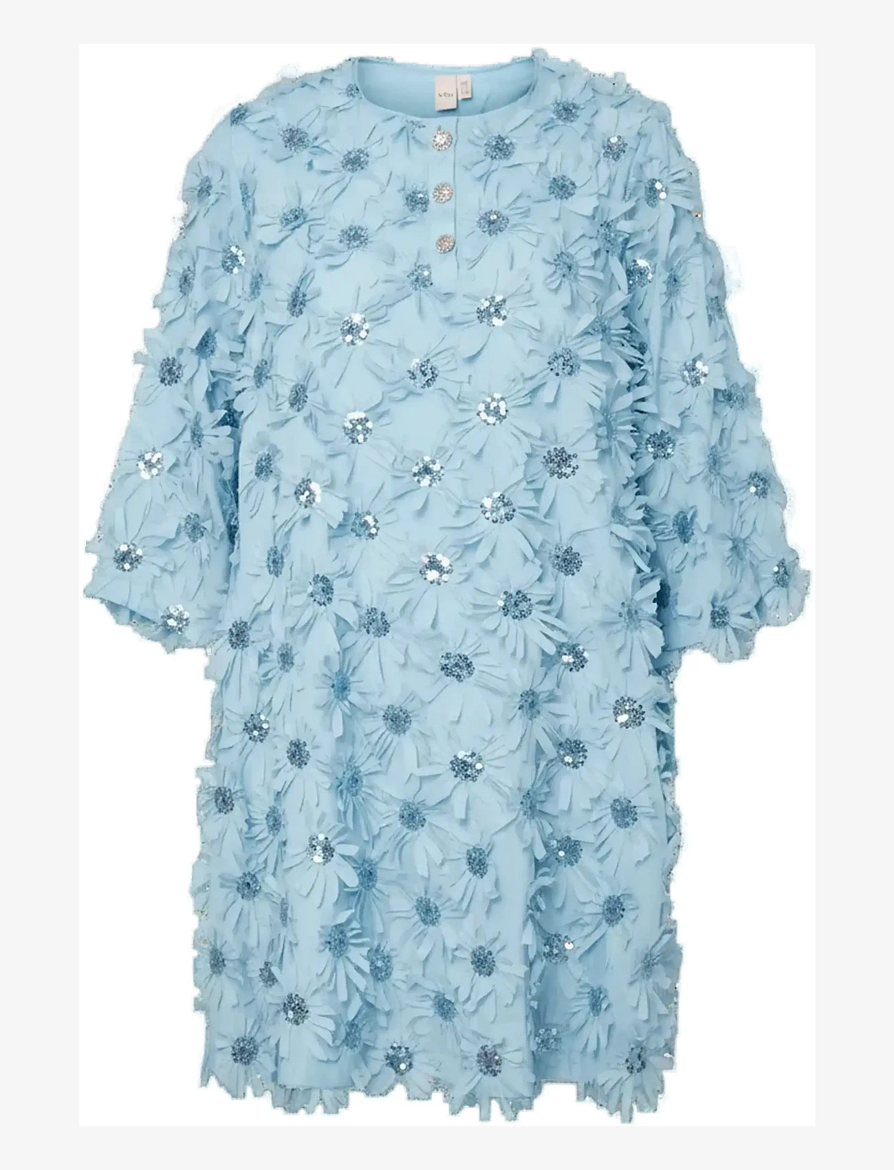 YAS - YASABELONE 3/4 DRESS - D2D - festkjoler - clear sky - 0