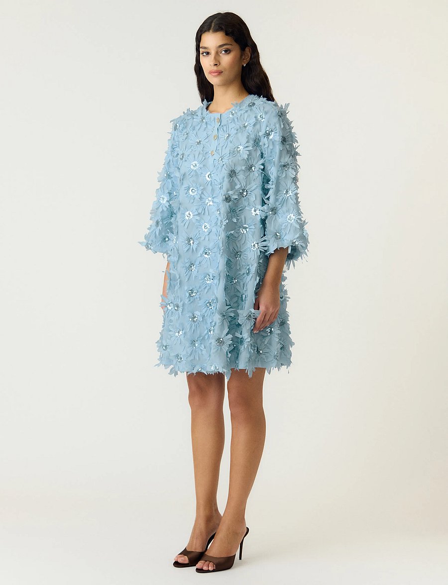 YAS - YASABELONE 3/4 DRESS - D2D - partykleider - clear sky - 3