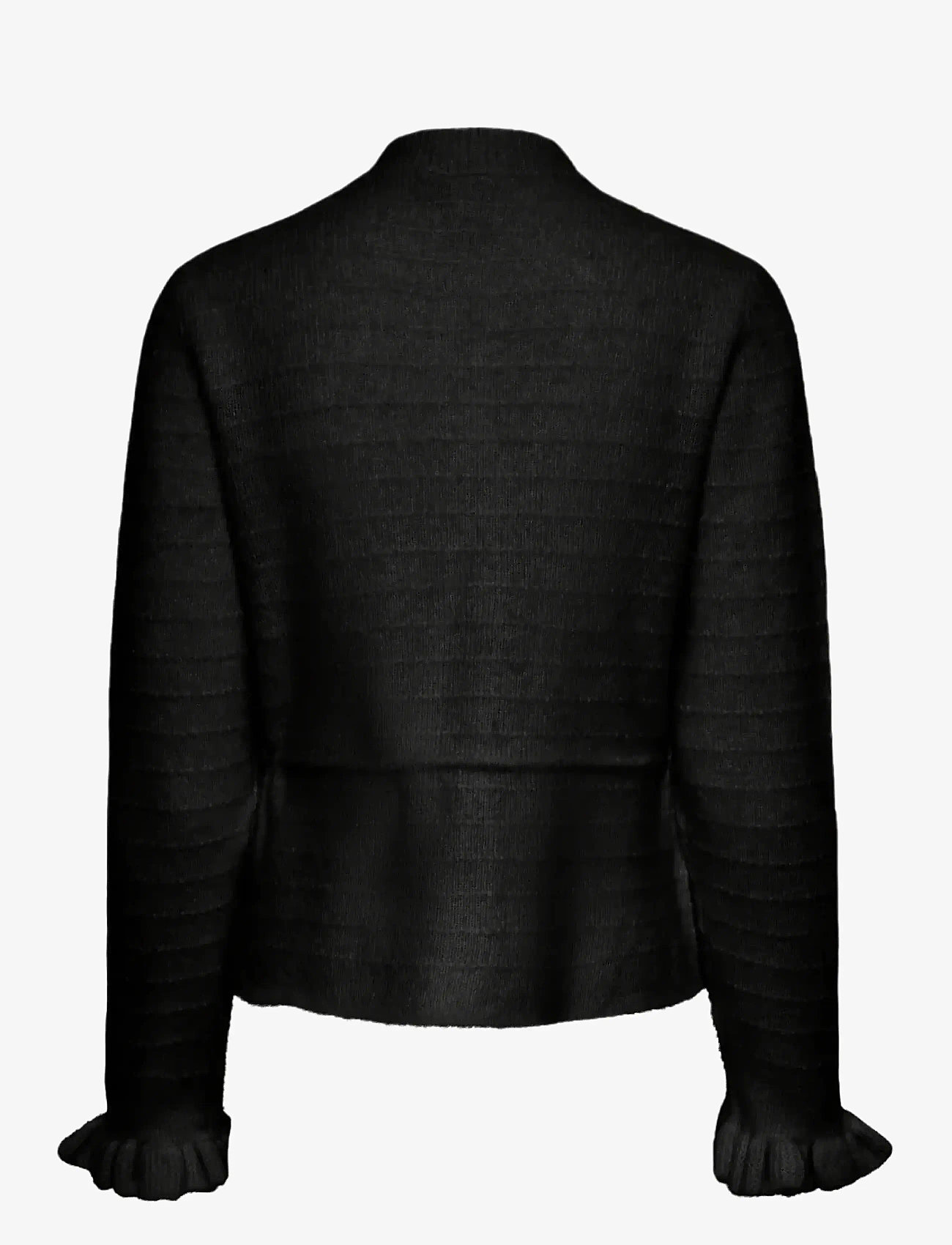 YAS - YASTHELLIS LS KNIT CARDIGAN S. - swetry rozpinane - black - 1