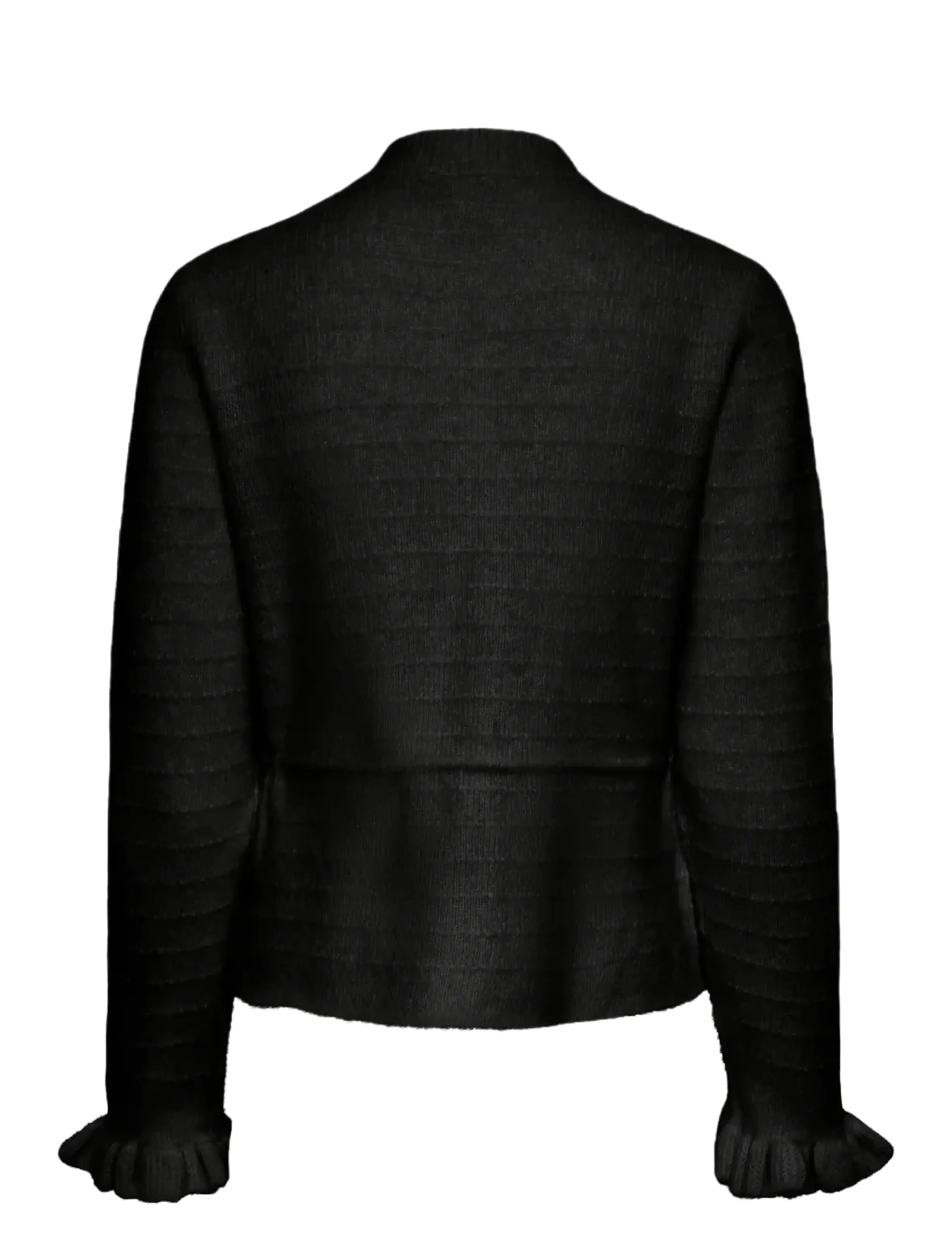 YAS - YASTHELLIS LS KNIT CARDIGAN S. - hnepptar peysur - black - 1