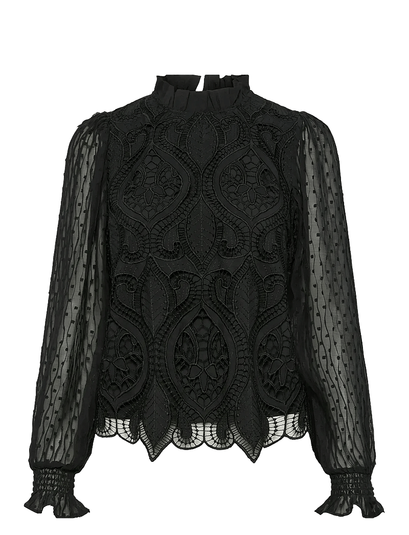 YAS - YASLERA LS TOP - langærmede bluser - black - 0