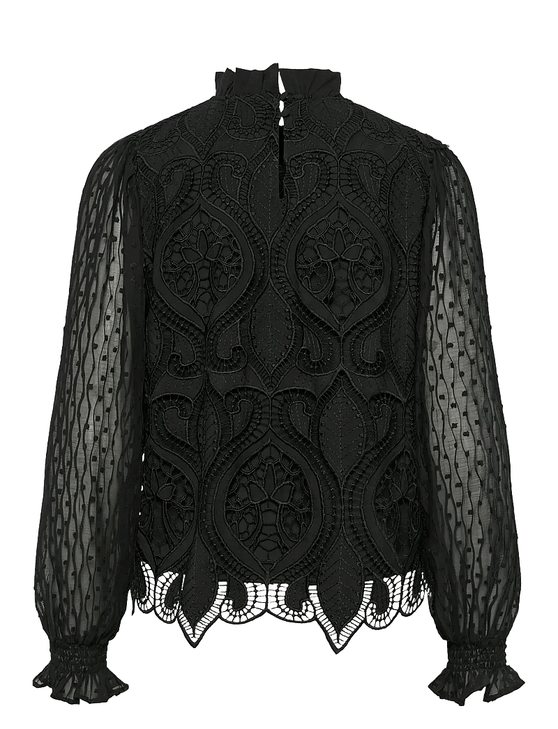 YAS - YASLERA LS TOP - langærmede bluser - black - 1