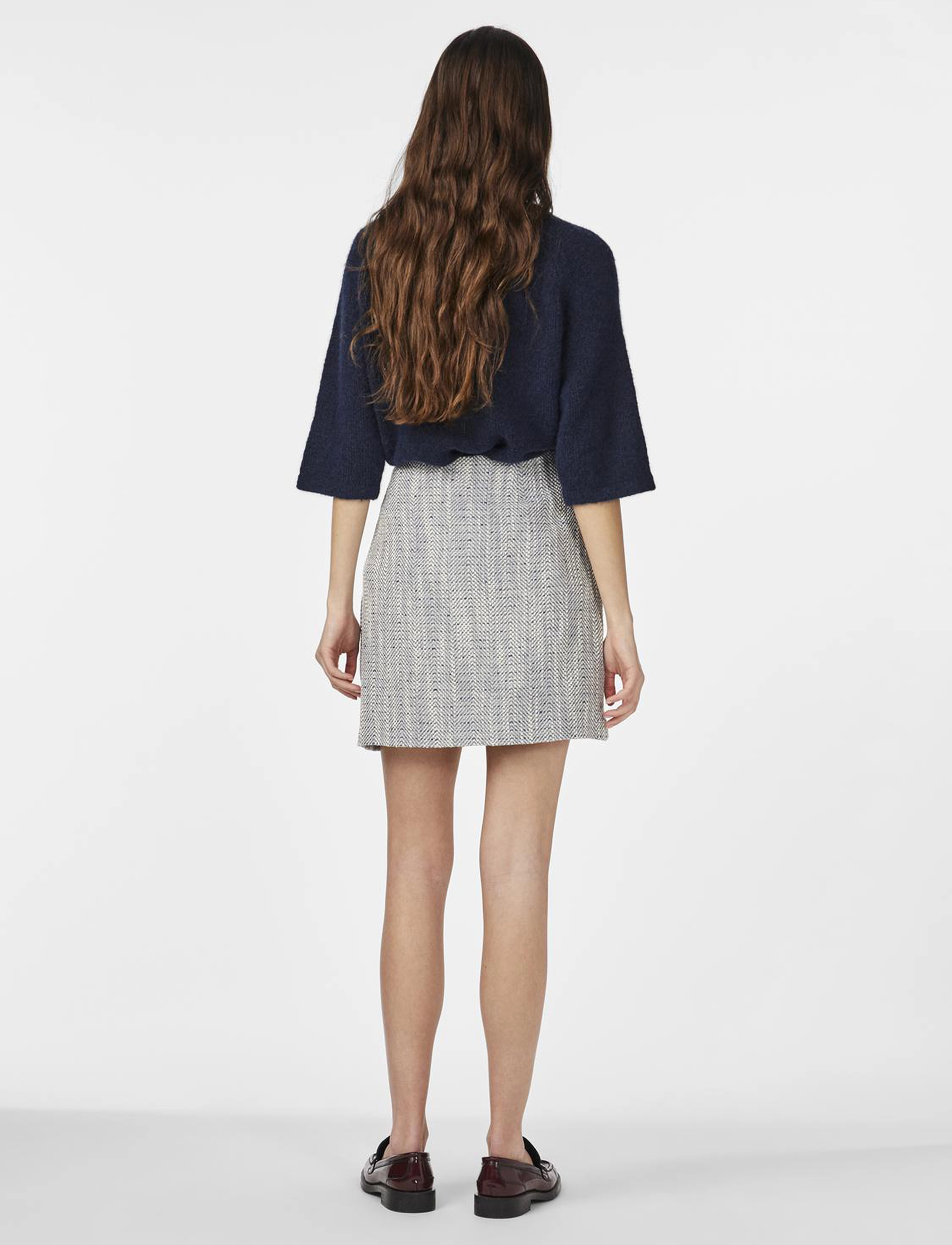 YAS - YASNORALI HMW SHORT SKIRT - EX - kurze röcke - navy blazer - 3