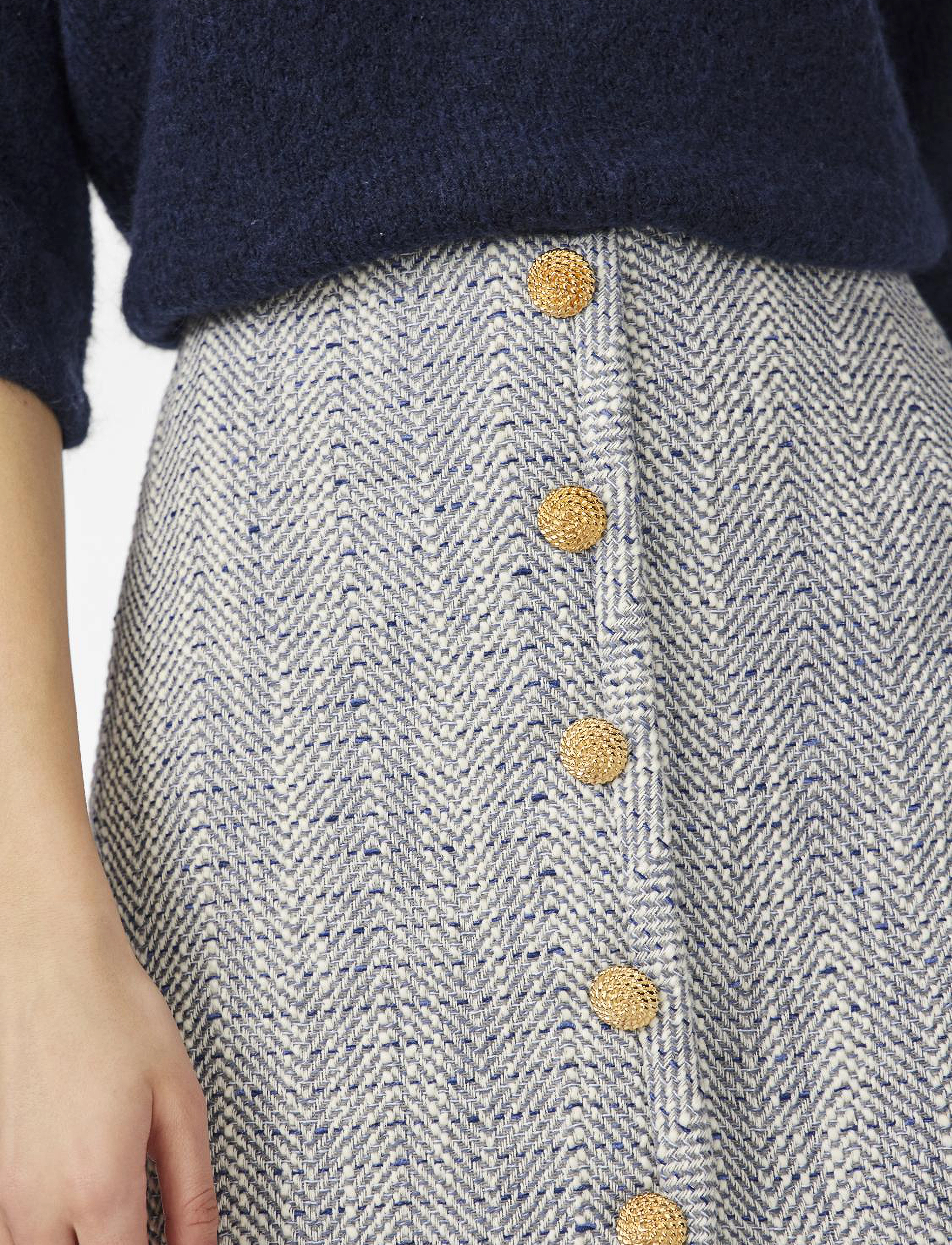 YAS - YASNORALI HMW SHORT SKIRT - EX - kurze röcke - navy blazer - 5