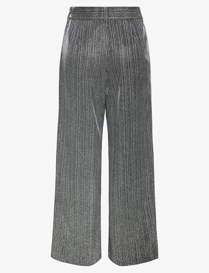 YAS - YASKAMO HW PANT - SHOW - hosen mit weitem bein - black - 2