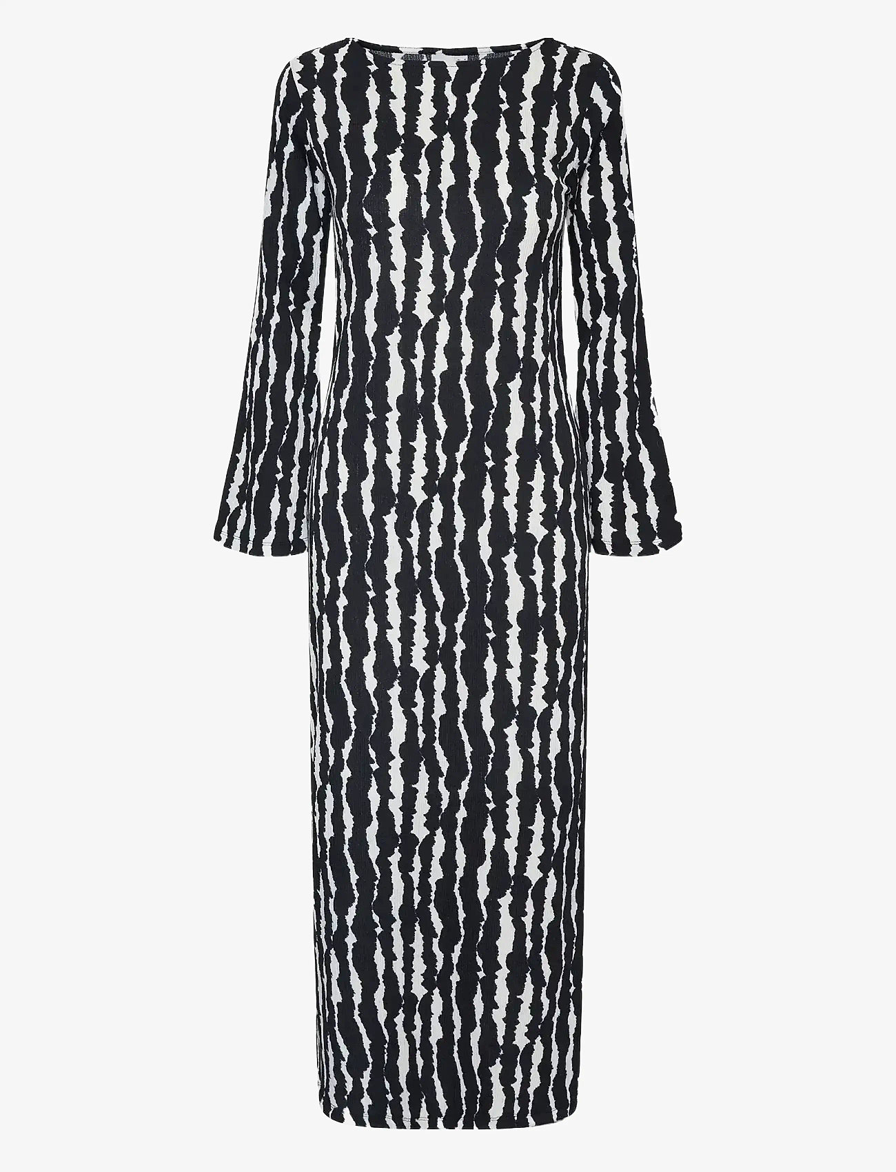 YAS - YASZENU LS ANKLE DRESS - maxikleider - black - 0