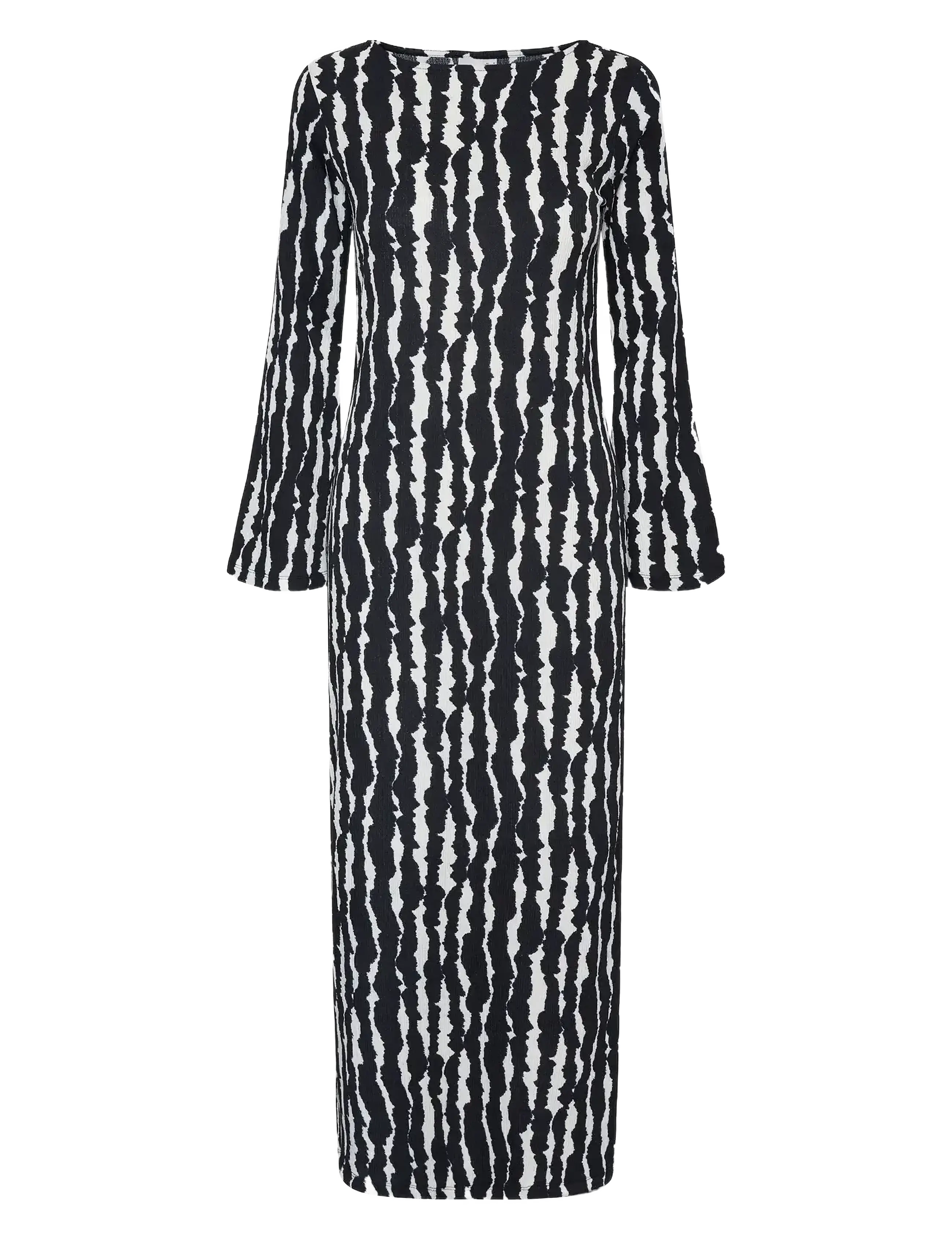 YAS YASZENU LS ANKLE DRESS - Y.A.S - BLACK / black
