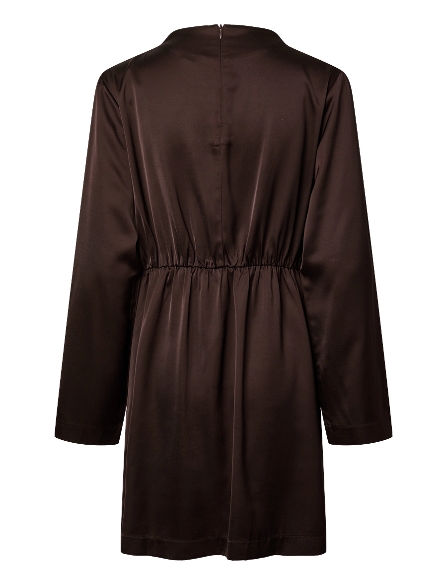 YAS - YASBISTA LS DRESS - korte kjoler - coffee bean - 1