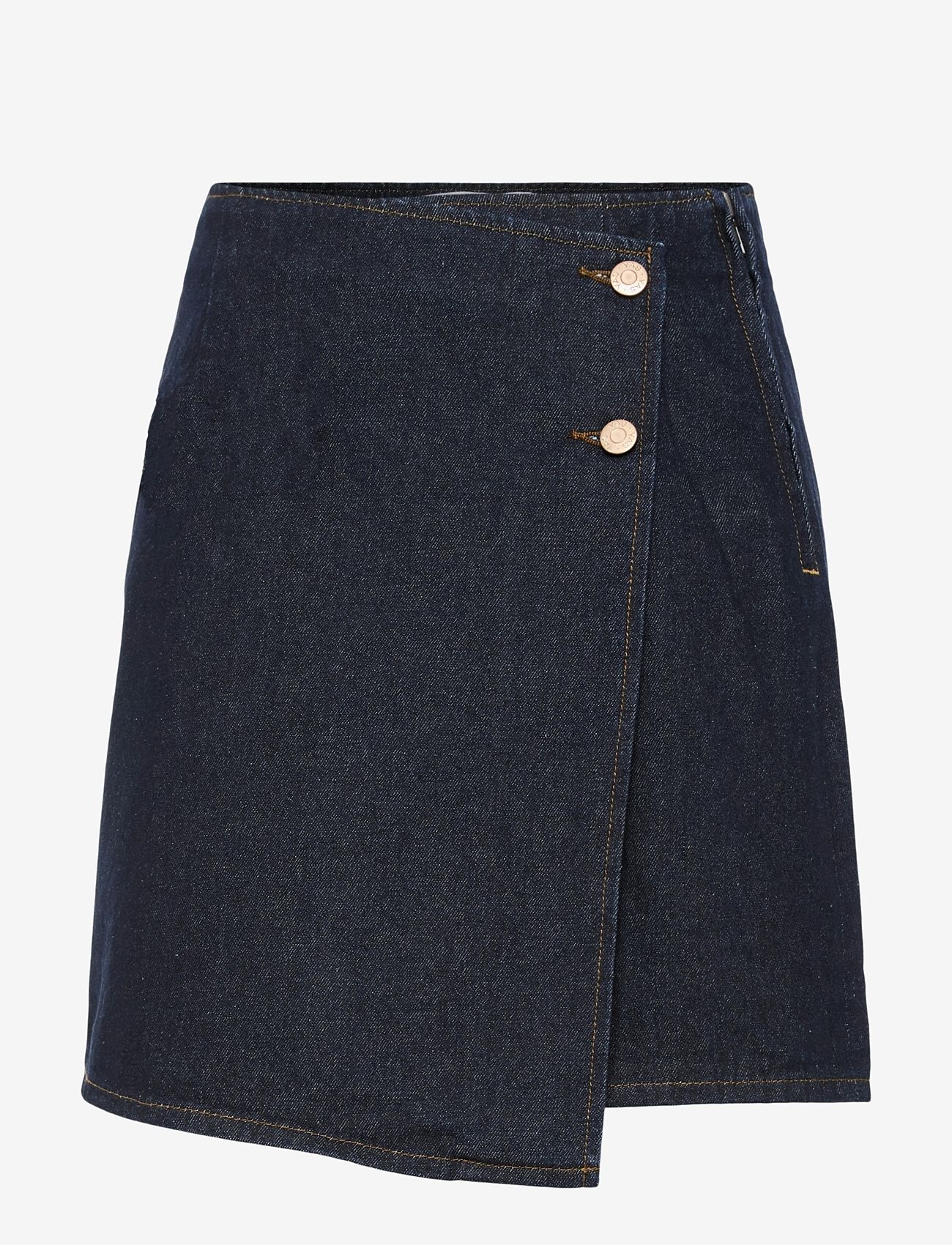 YAS - YASLISANA HMW SHORT DENIM SKIRT S. NOOS - hõlmikseelikud - dark blue denim - 1