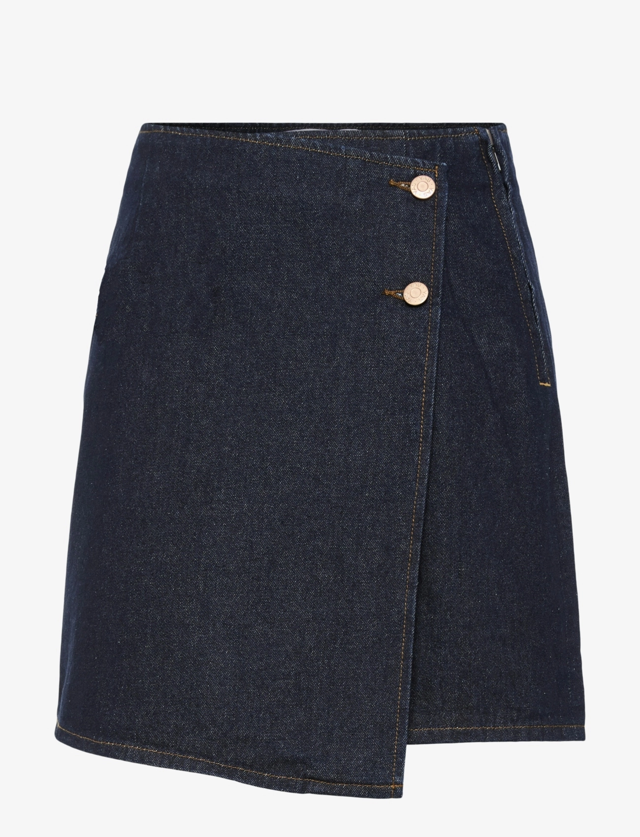 YASLISANA HMW SHORT DENIM SKIRT S. NOOS - DARK BLUE DENIM