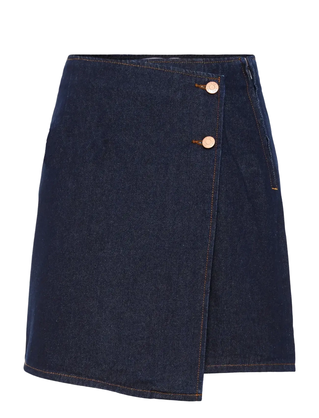 YAS YASLISANA HMW SHORT DENIM SKIRT S. NOOS - Nederdele - DARK BLUE DENIM / navy