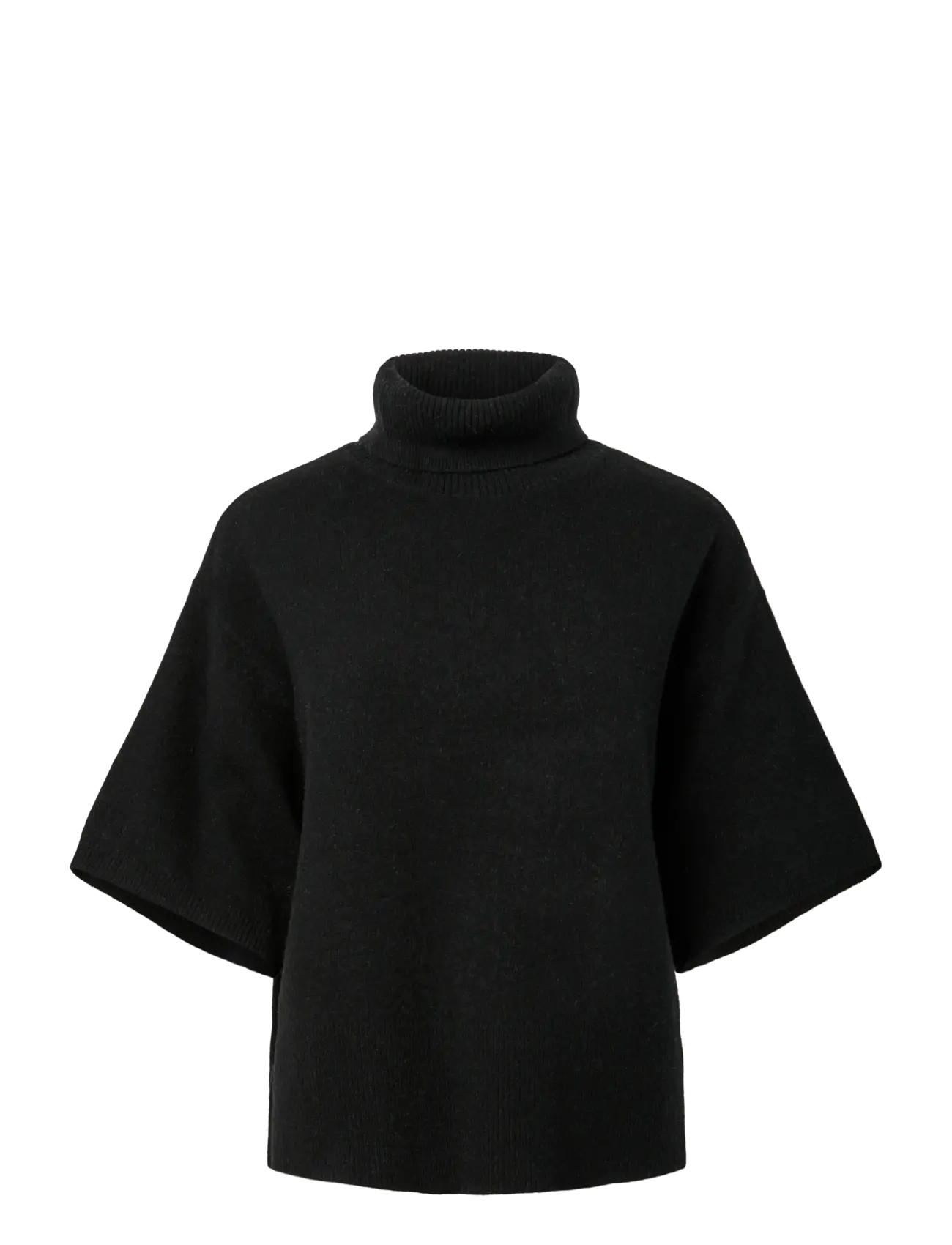 YAS YASEMILA 2/4 WOOL KNIT PULLOVER S. NOOS - Y.A.S - BLACK / black