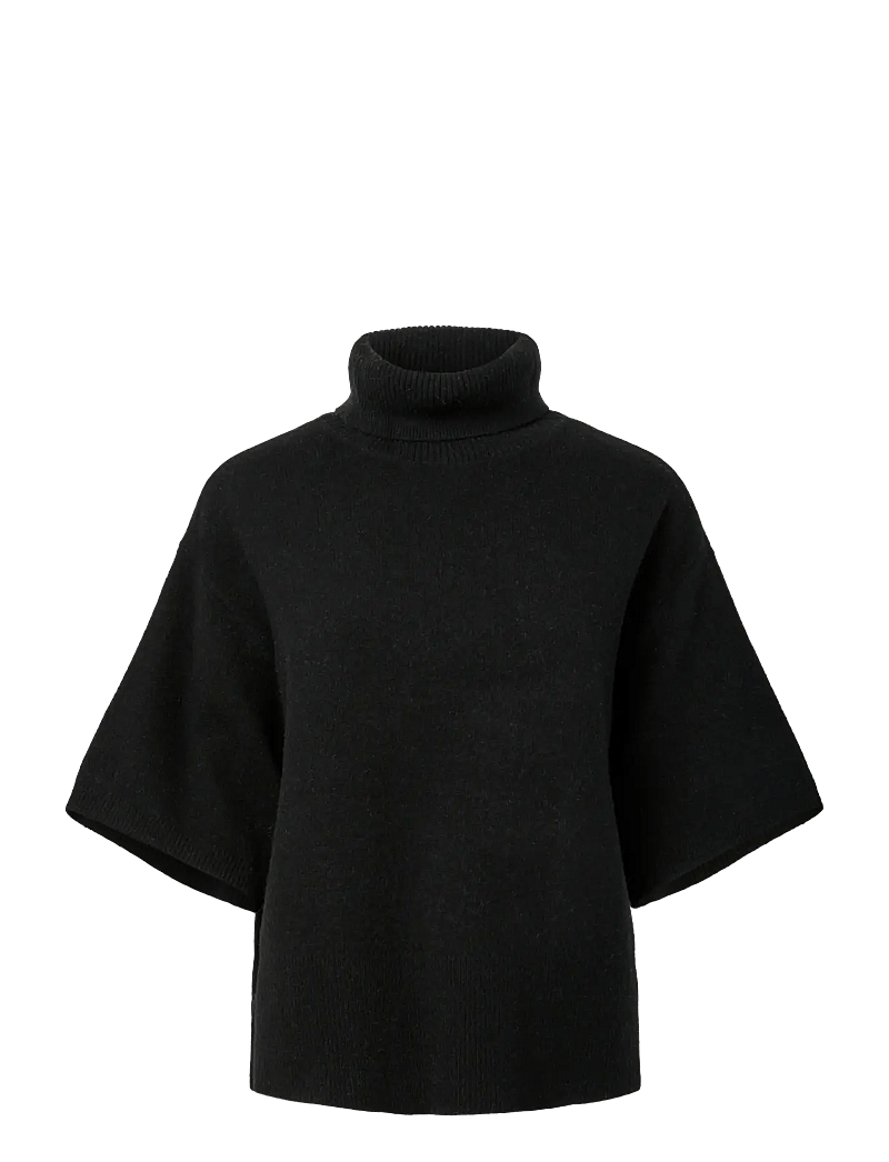 YAS - YASEMILA 2/4 WOOL KNIT PULLOVER S. NOOS - sviitrid - black - 1