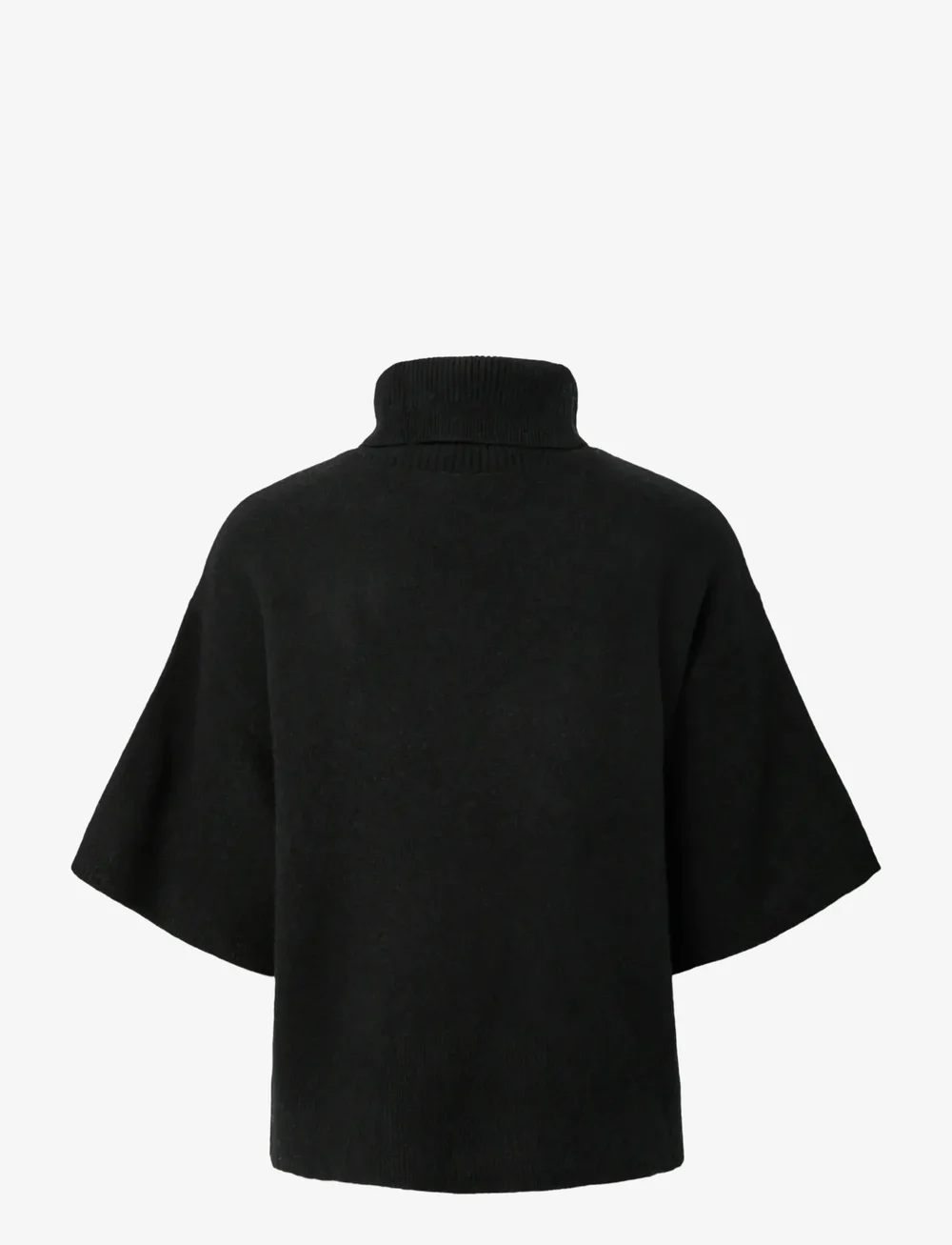 YAS - YASEMILA 2/4 WOOL KNIT PULLOVER S. NOOS - golfai - black - 2