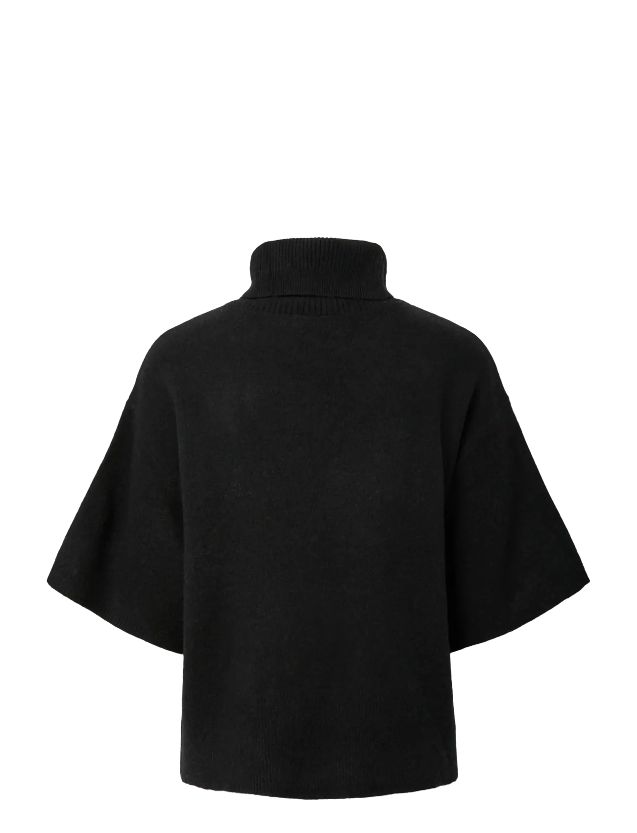 YAS - YASEMILA 2/4 WOOL KNIT PULLOVER S. NOOS - pullover - black - 2