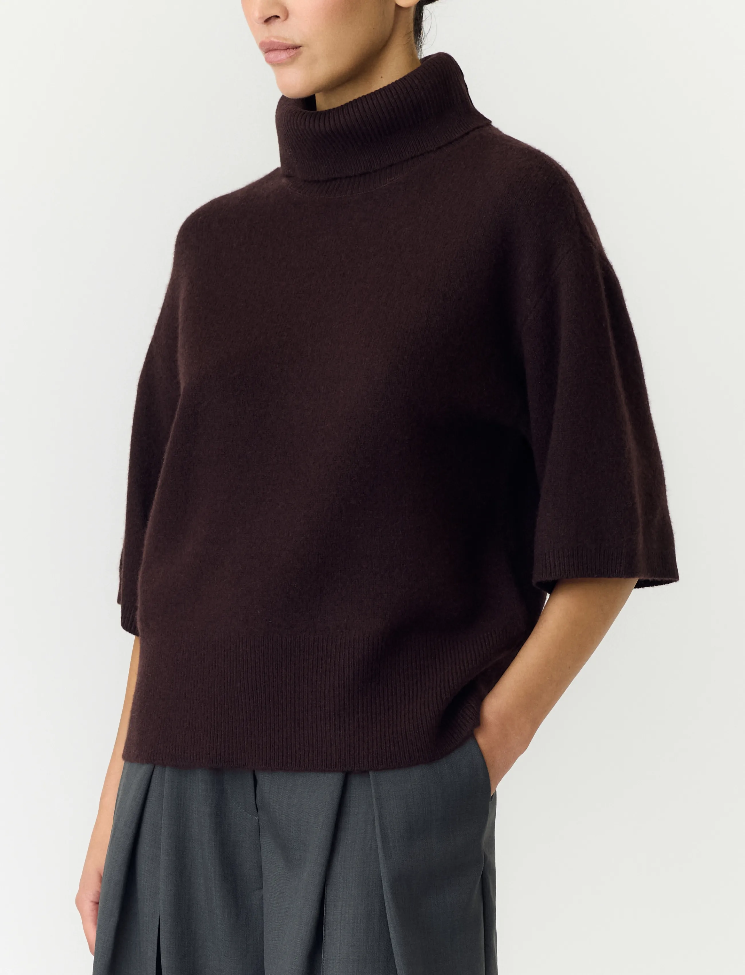 YAS Yasemila 2/4 Wool Knit Pullover S. Noos polotröjor dam – bild 4