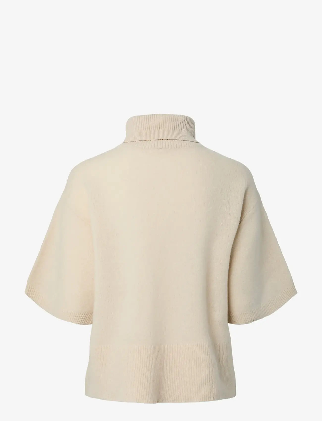 YAS - YASEMILA 2/4 WOOL KNIT PULLOVER S. NOOS - striktrøjer - sandshell - 2