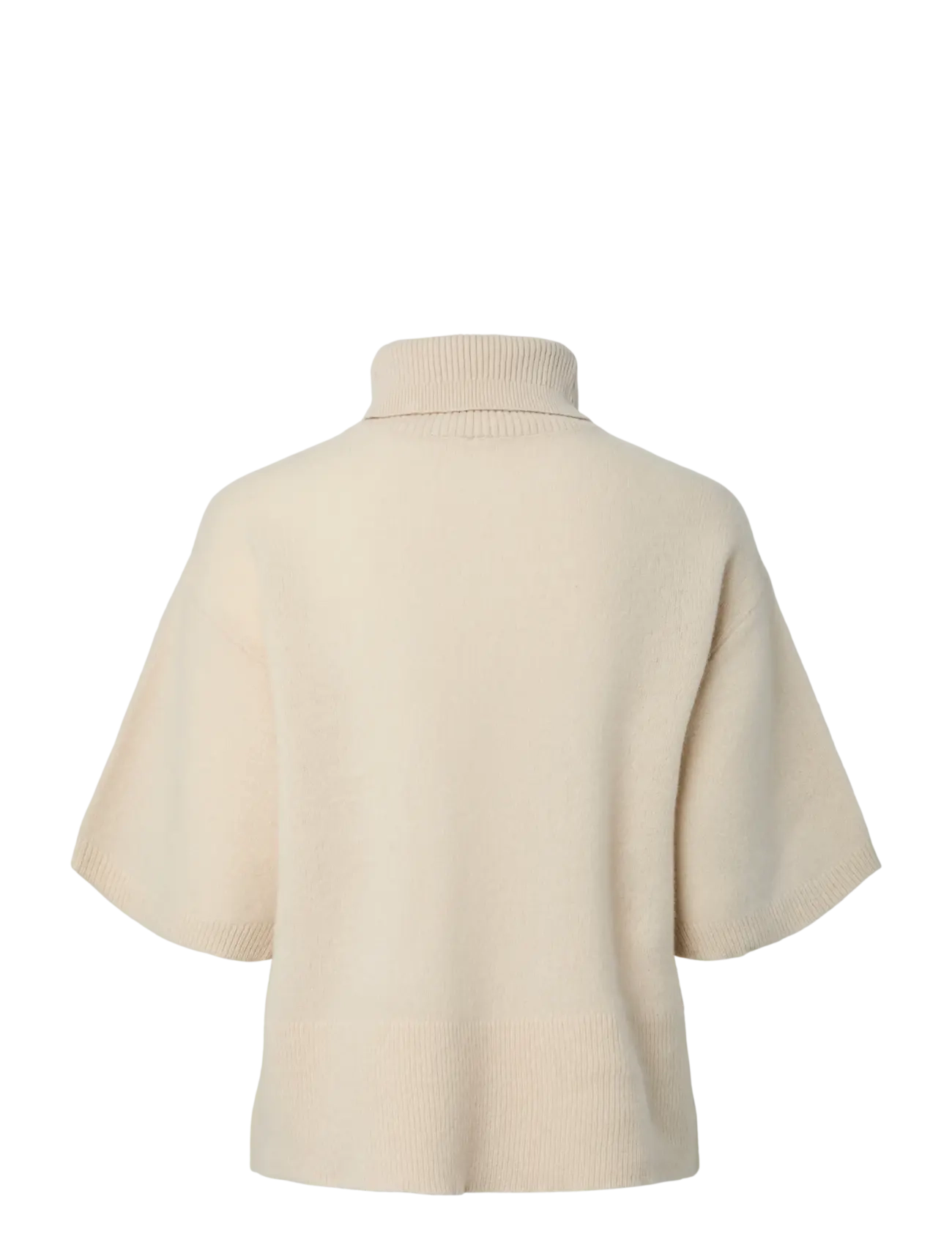 YAS - YASEMILA 2/4 WOOL KNIT PULLOVER S. NOOS - džemperi - sandshell - 2