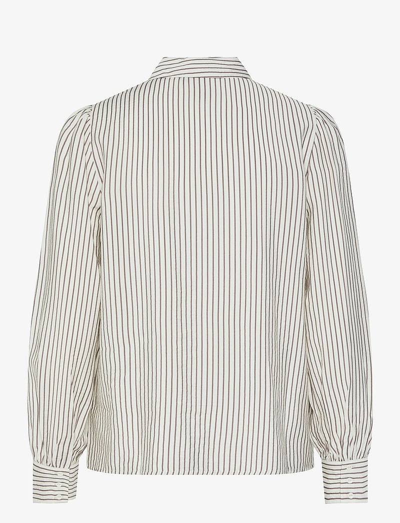 YAS - YASPIL LS BOW SHIRT S. NOOS - star white - 2