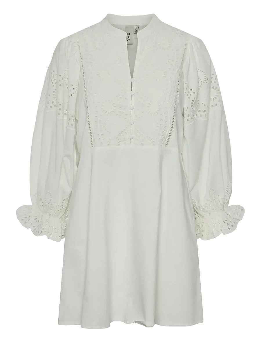 YAS - YASPIO LS DRESS S. - star white - 0