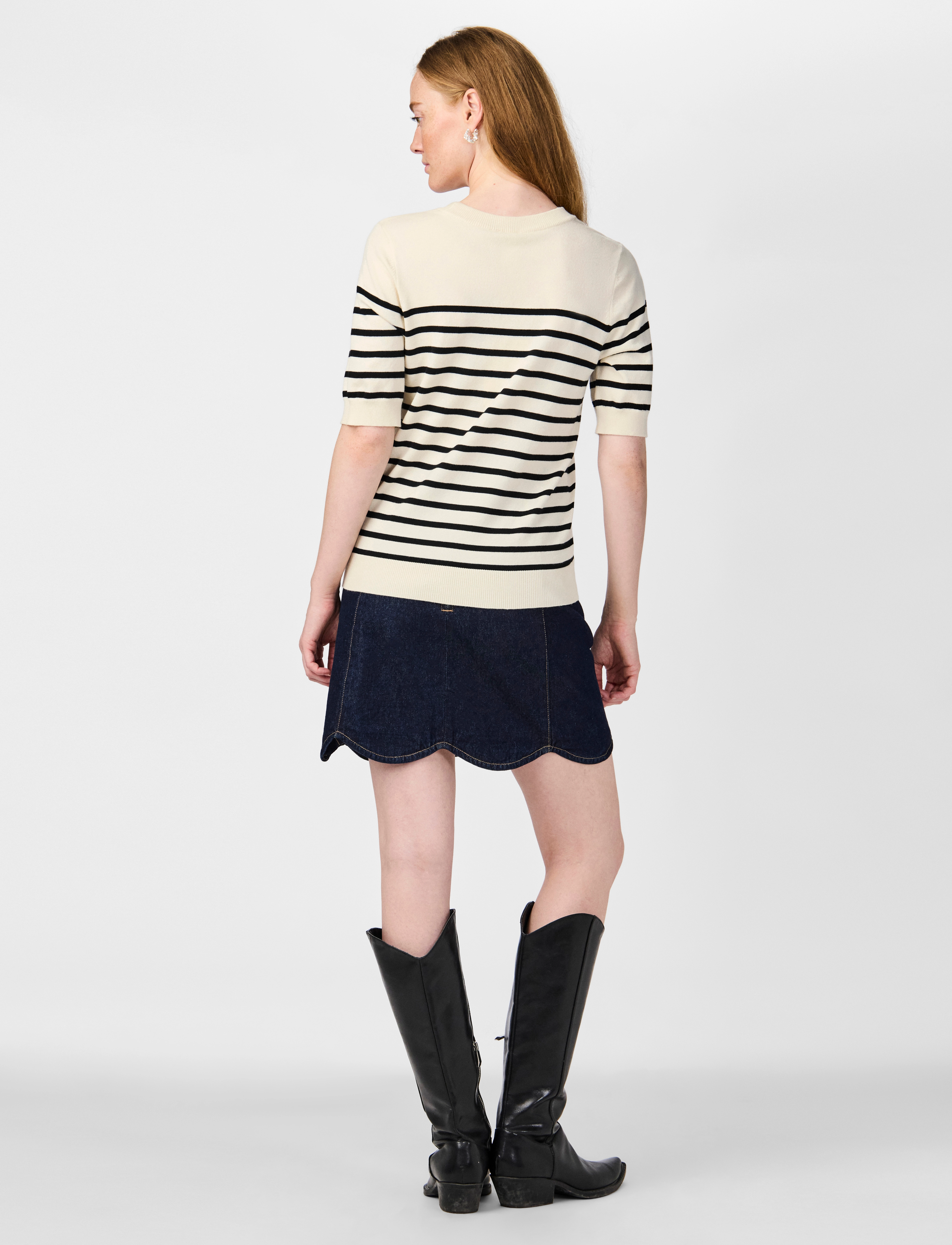 YAS - YASLENA SS KNIT PULLOVER S. NOOS - pullover - birch - 3