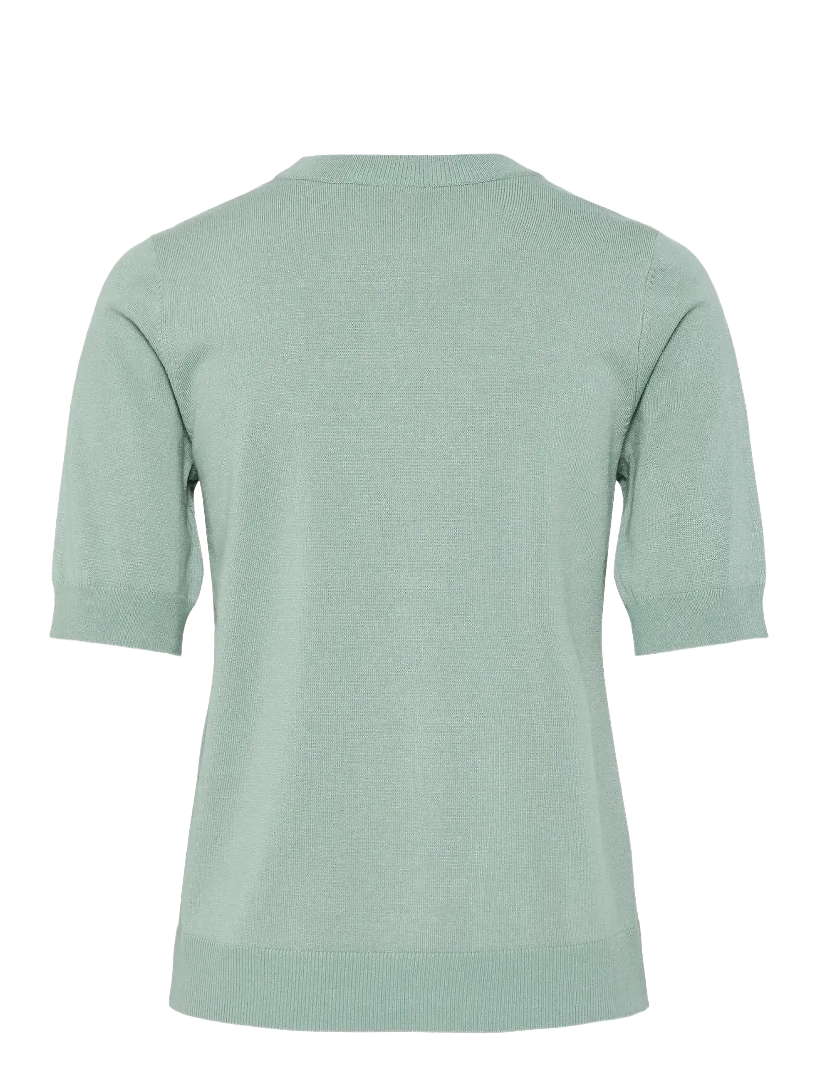 YAS - YASLENA SS KNIT PULLOVER S. NOOS - laveste priser - iceberg green - 2
