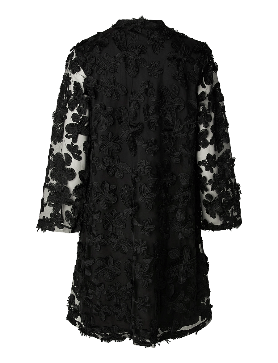 YAS - YASKARLY 7/8 SHORT DRESS NOOS - cocktailklänningar - black - 2