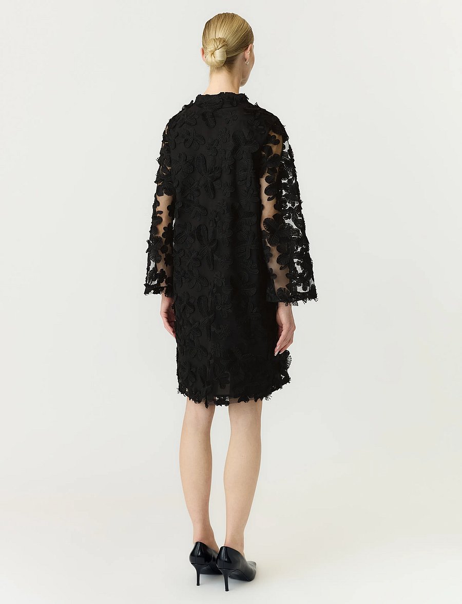 YAS - YASKARLY 7/8 SHORT DRESS NOOS - cocktailklänningar - black - 3
