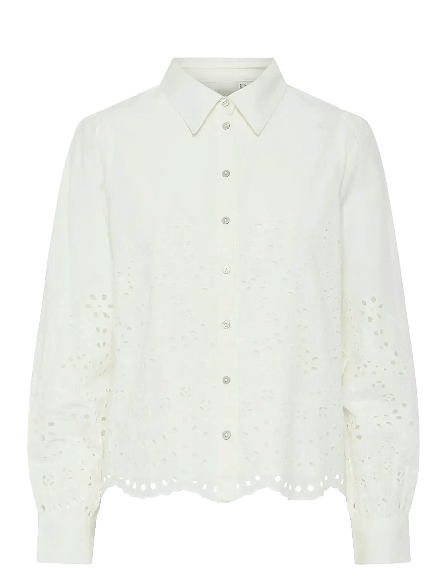 YAS - YASLUMA LS SHIRT S. NOOS - star white - 1
