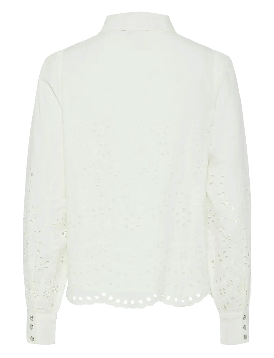 YAS - YASLUMA LS SHIRT S. NOOS - star white - 2
