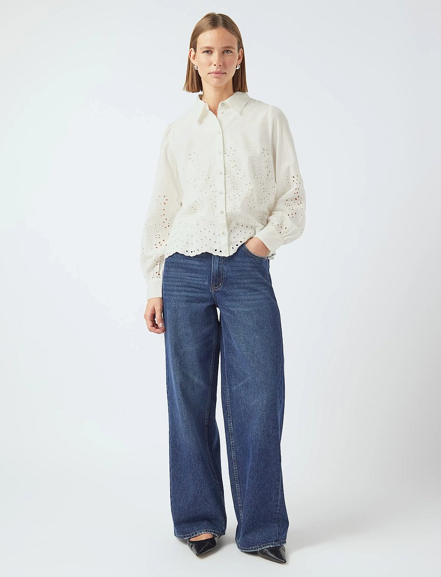 YAS - YASLUMA LS SHIRT S. NOOS - star white - 4