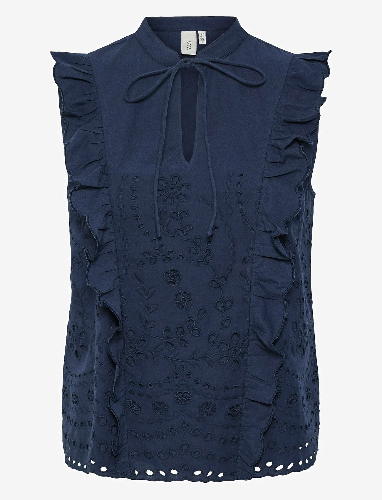 YAS - YASLUMA SL TOP S. NOOS - sleeveless blouses - navy blazer - 1