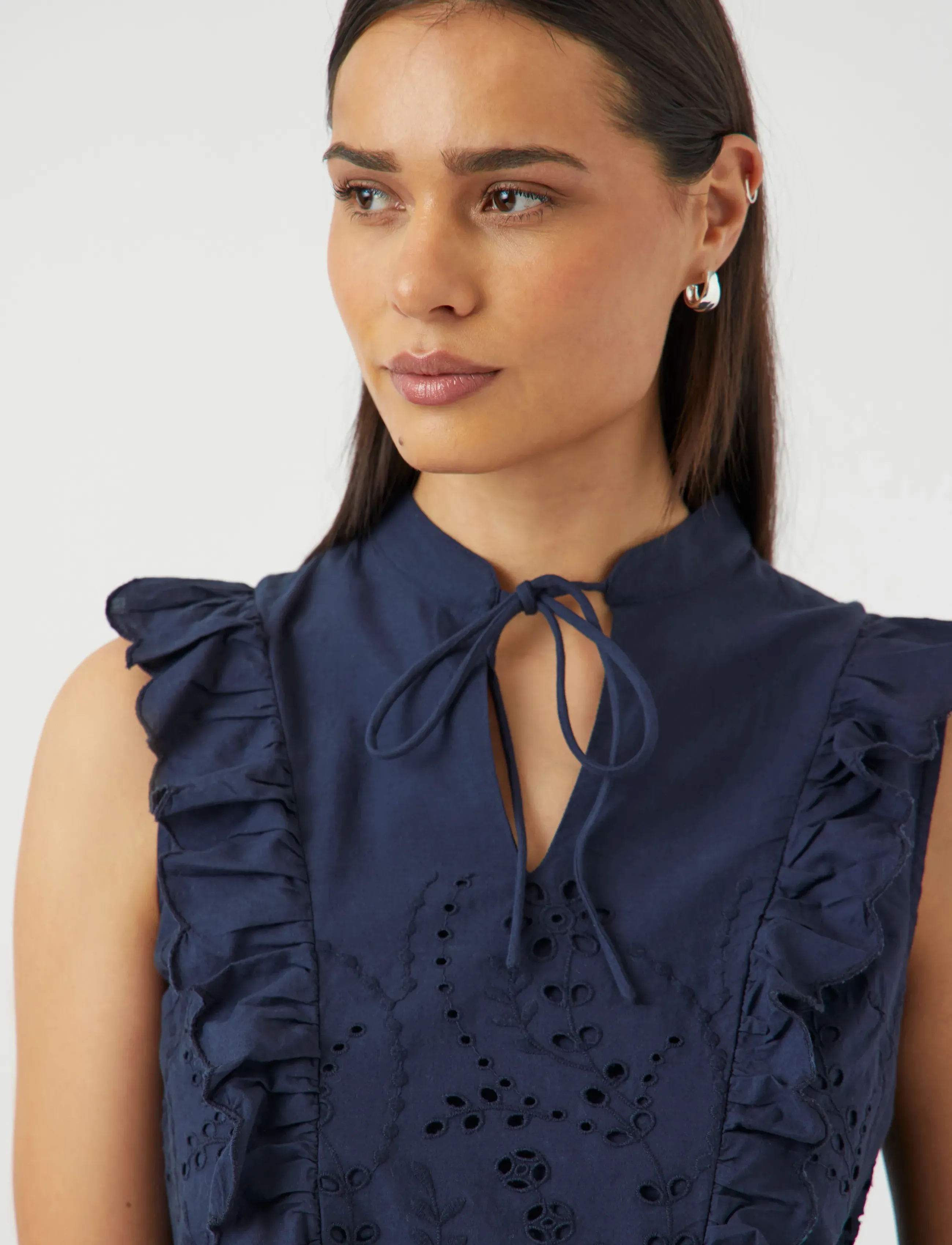 YAS - YASLUMA SL TOP S. NOOS - ermalausar blússur - navy blazer - 5