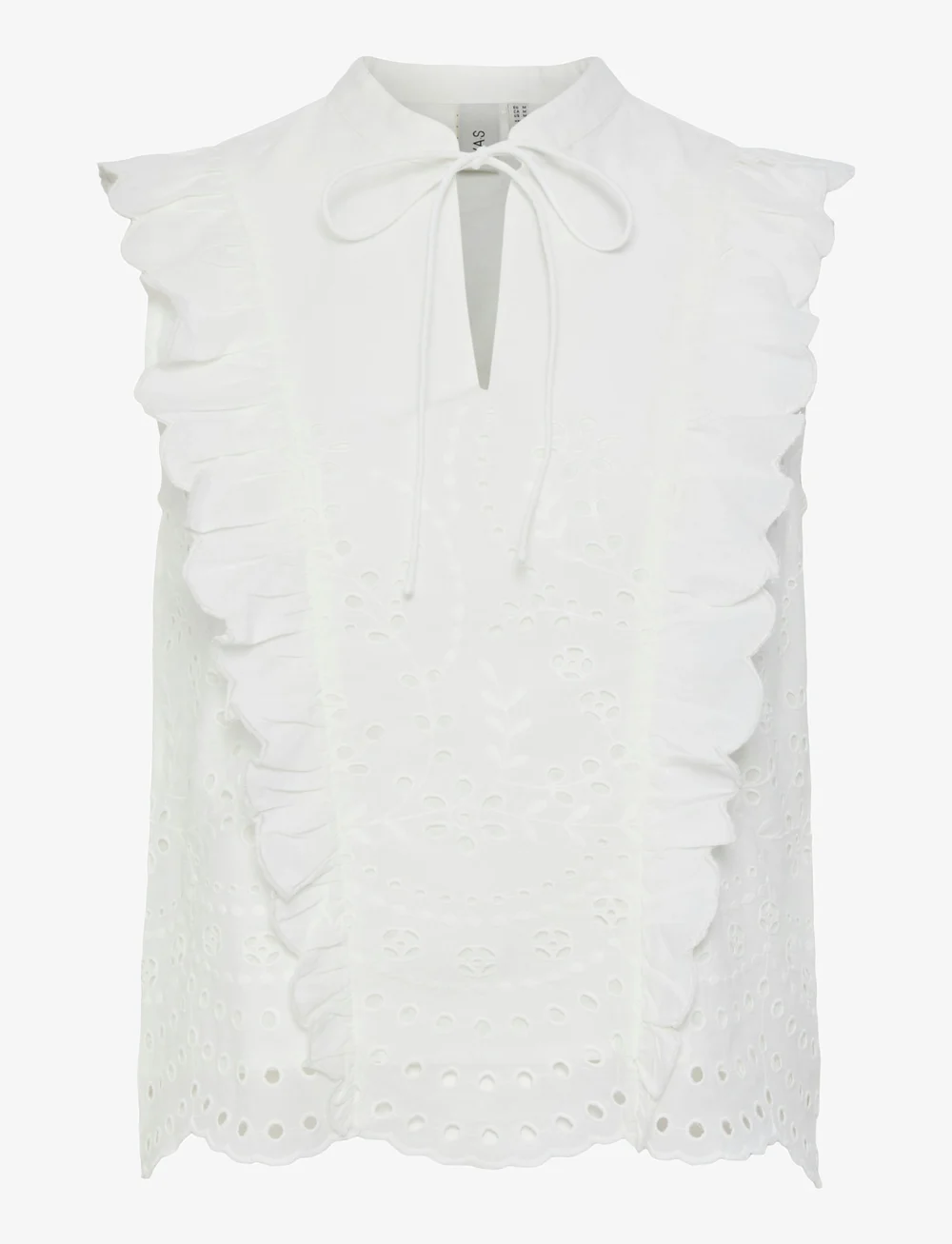 YAS - YASLUMA SL TOP S. NOOS - sleeveless blouses - star white - 1