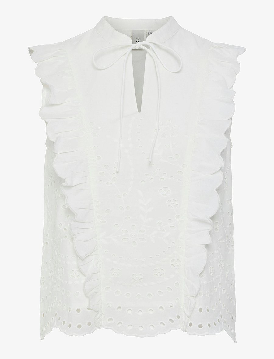 YAS - YASLUMA SL TOP S. NOOS - Ärmellose blusen - star white - 1