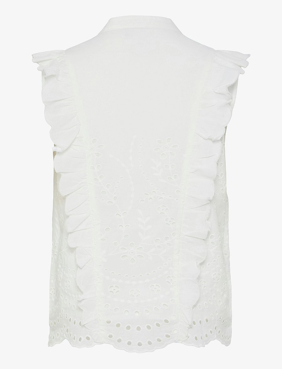 YAS - YASLUMA SL TOP S. NOOS - Ärmellose blusen - star white - 2