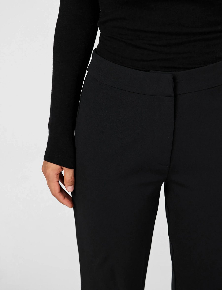YAS - YASVICTORIA HMW FLARED PANT S. NOOS - flare bukser - black - 5