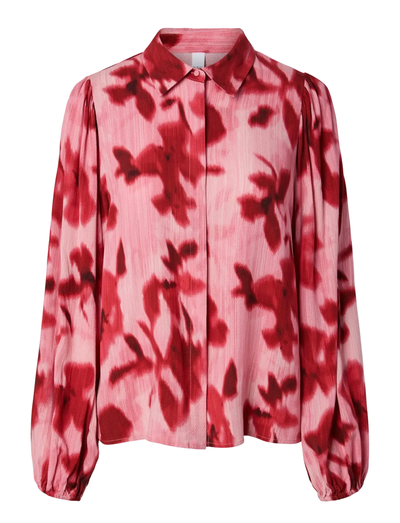 YAS YASASINA LS SHIRT S. NOOS - Tøj - MOONLITE MAUVE / red