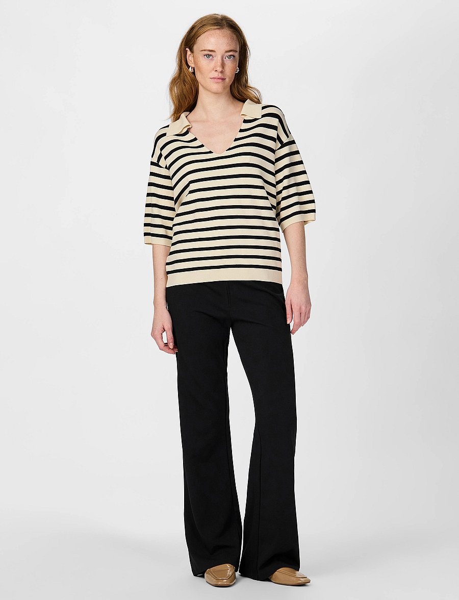 YAS - YASFONNY 2/4 KNIT PULLOVER S. NOOS - kampsunid - birch - 5