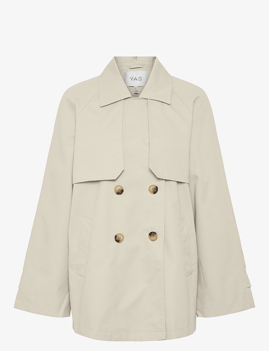 YAS - YASVENICE LS TRENCHCOAT NOOS - trenchcoats - doeskin - 1
