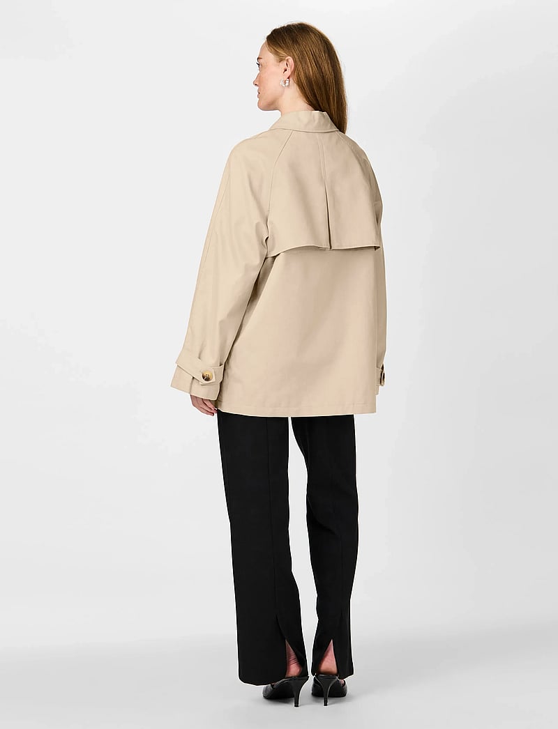 YAS - YASVENICE LS TRENCHCOAT NOOS - doeskin - 3