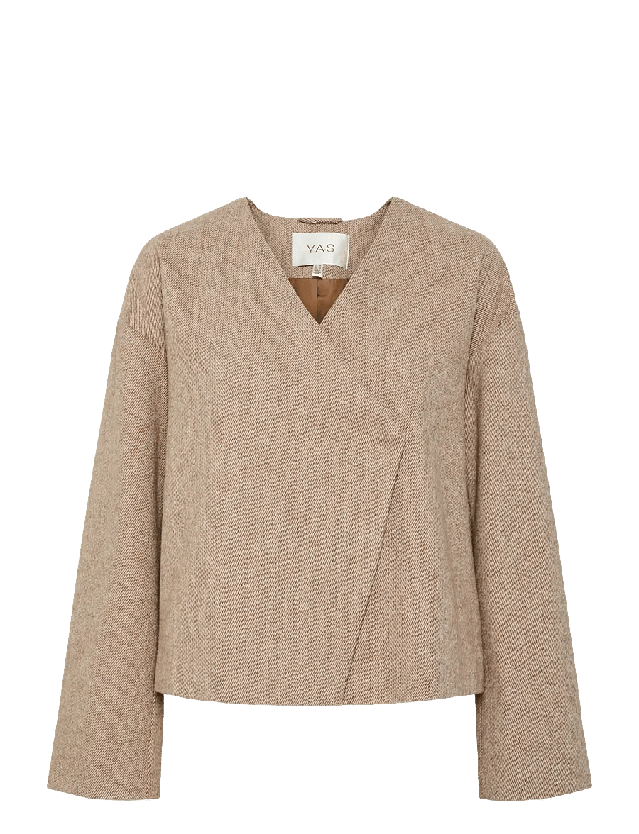 YAS - YASSPRING LS JACKET NOOS - wolljacken - toasted coconut - 1