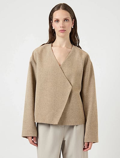 YAS YASSPRING LS JACKET NOOS - Hversdagsleg Tíska - TOASTED COCONUT / beige