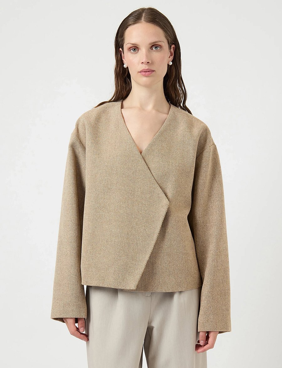 YAS - YASSPRING LS JACKET NOOS - wolljacken - toasted coconut - 0