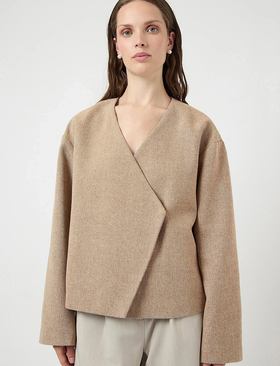 YAS - YASSPRING LS JACKET NOOS - wolljacken - toasted coconut - 4