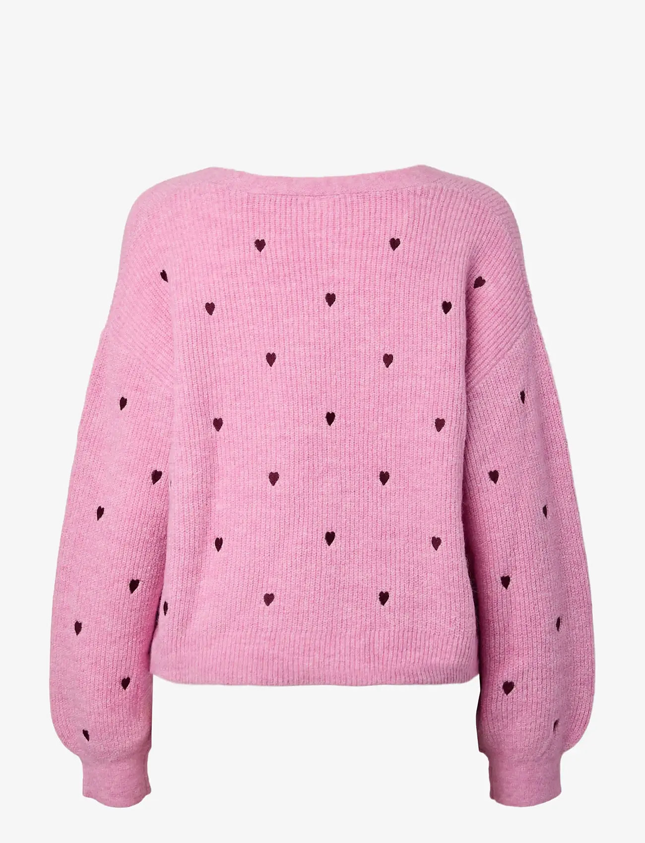 YAS - YASFLEUR LS KNIT CARDIGAN S. NOOS - koftor - begonia pink - 2