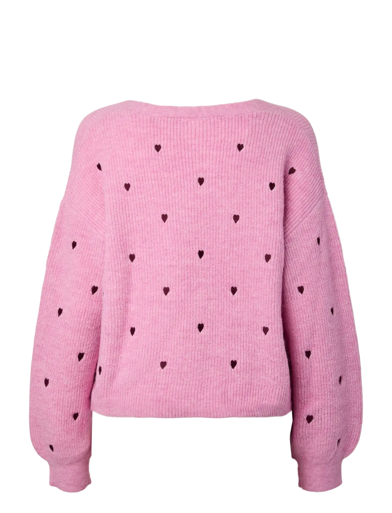 YAS - YASFLEUR LS KNIT CARDIGAN S. NOOS - cardigans - begonia pink - 2