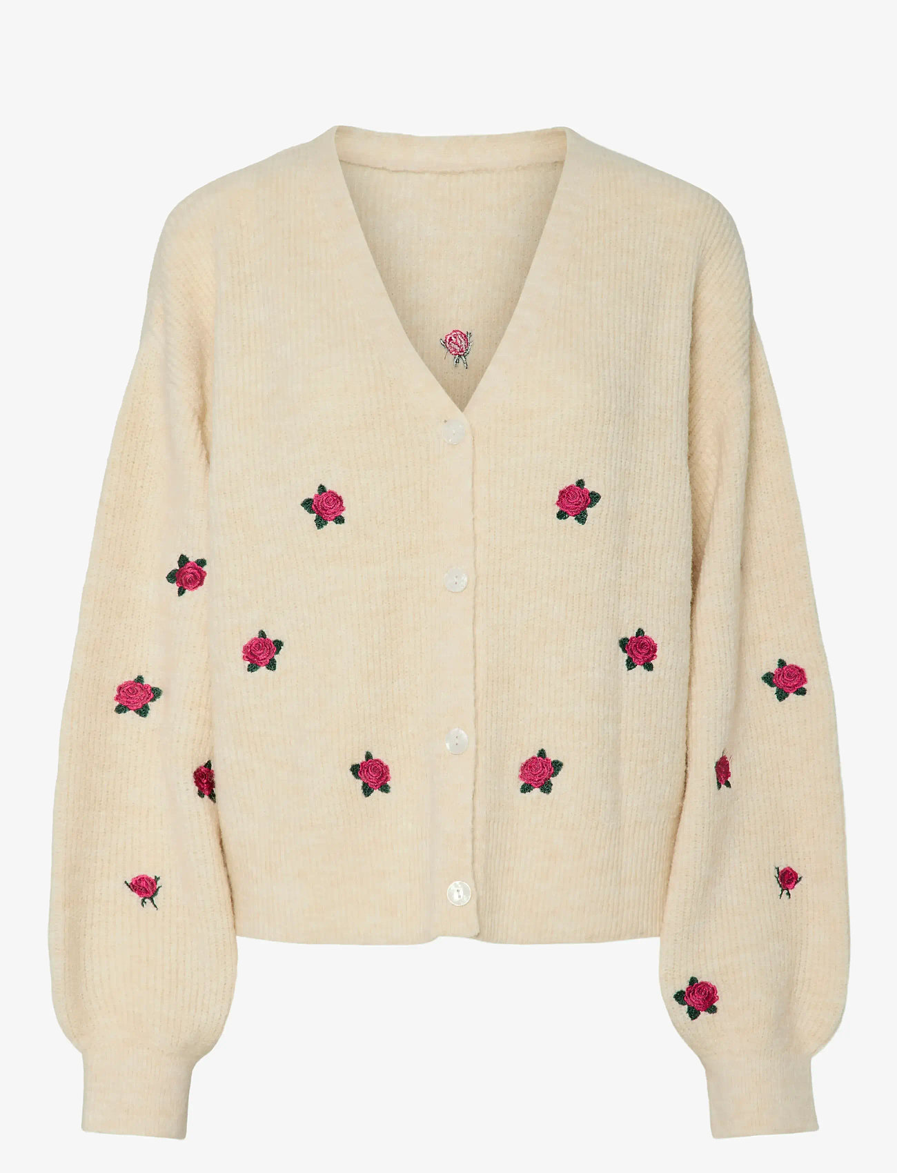 YAS - YASFLEUR LS KNIT CARDIGAN S. NOOS - koftor - birch - 1